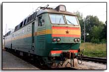 une locomotive Russe