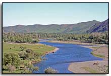 la rivière Terelj et le parc national