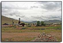 village Bouriate et friche industrielle