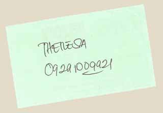 numéro de téléphone de Theresa
