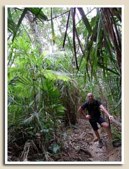 Arnaud sur le monkey trail