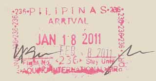 visa d'entrée aux Philippines